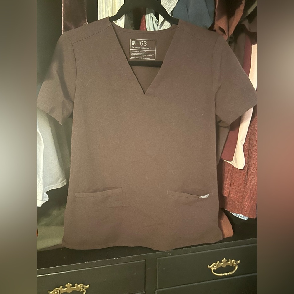 Figs Casma Top - Espresso